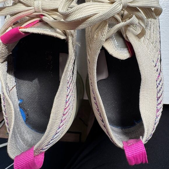 NIKE Air Vapormax Flyknit 3 Fossil Pink Ivory Sneakers 942843 Women’s Size 12 - Picture 6 of 9